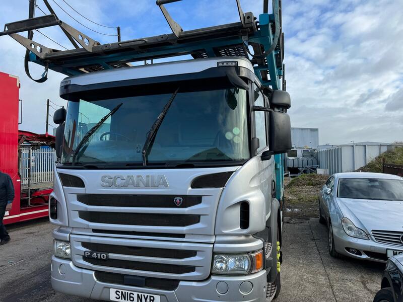 SCANIA P SERIES 410 6x2 + Transporter Engineering EVO Car Transporter 2016