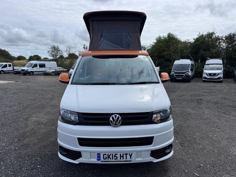 VOLKSWAGEN T5 CAMPER 2.0 TDI. Pop Top. 4 Berth. Heater. Swivel Seat. Leisure Battery. 2015