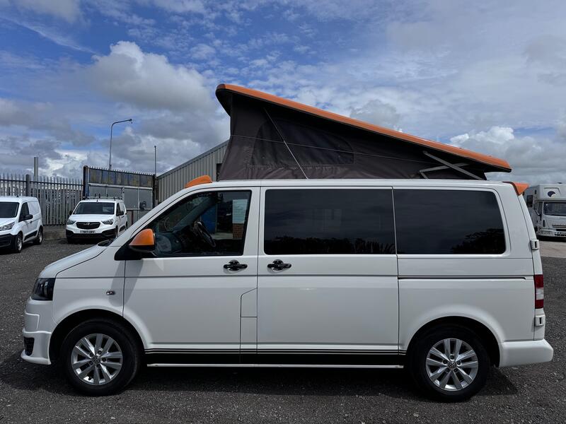 VOLKSWAGEN T5 CAMPER 2.0 TDI. Pop Top. 4 Berth. Heater. Swivel Seat. Leisure Battery. 2015