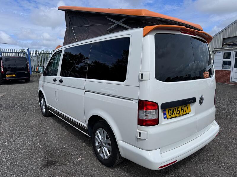 VOLKSWAGEN T5 CAMPER 2.0 TDI. Pop Top. 4 Berth. Heater. Swivel Seat. Leisure Battery. 2015