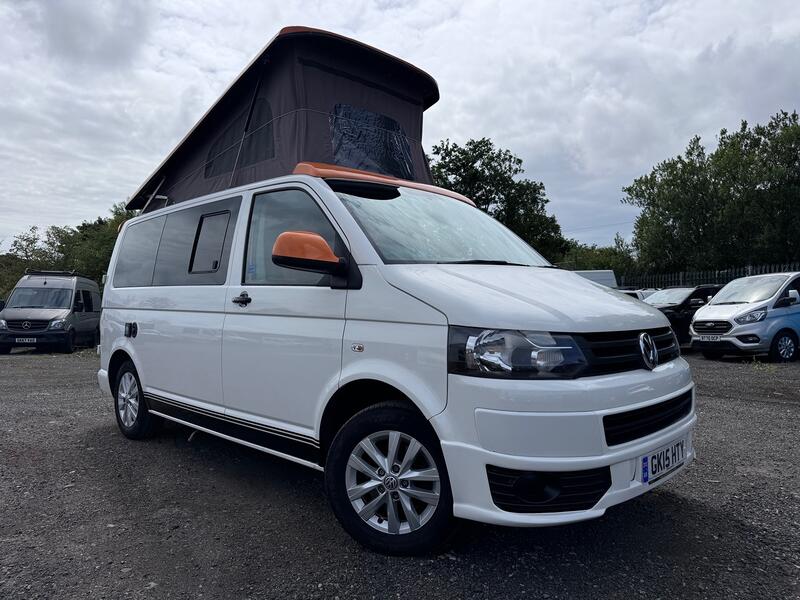 VOLKSWAGEN T5 CAMPER 2.0 TDI. Pop Top. 4 Berth. Heater. Swivel Seat. Leisure Battery. 2015