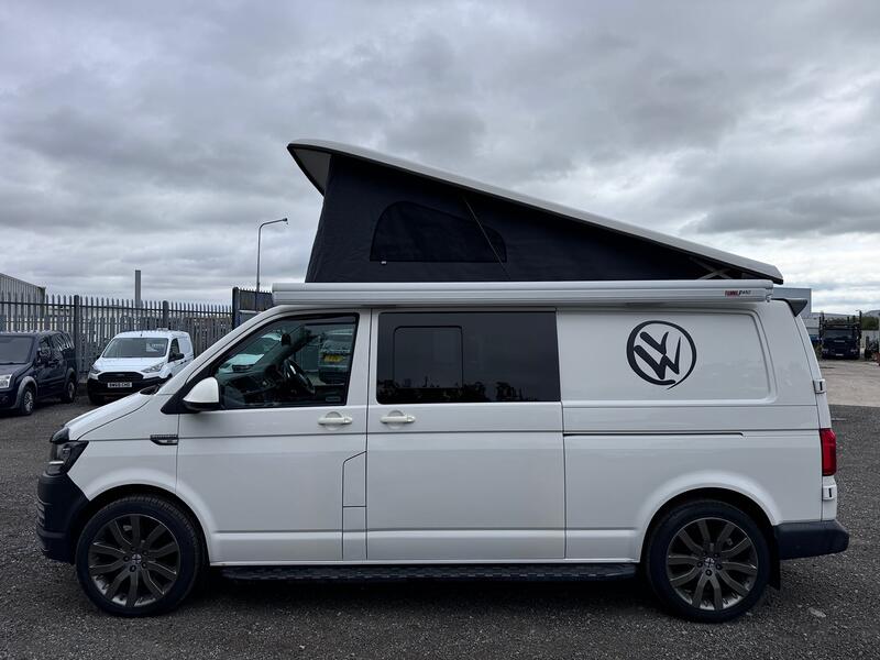 VOLKSWAGEN TRANSPORTER T6 2.0 TDI T30 BlueMotion Campervan. Poptop. Heater. Swivel Seat.  2016