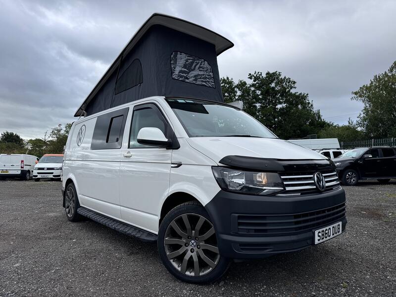 VOLKSWAGEN TRANSPORTER T6 2.0 TDI T30 BlueMotion Campervan. Poptop. Heater. Swivel Seat.  2016