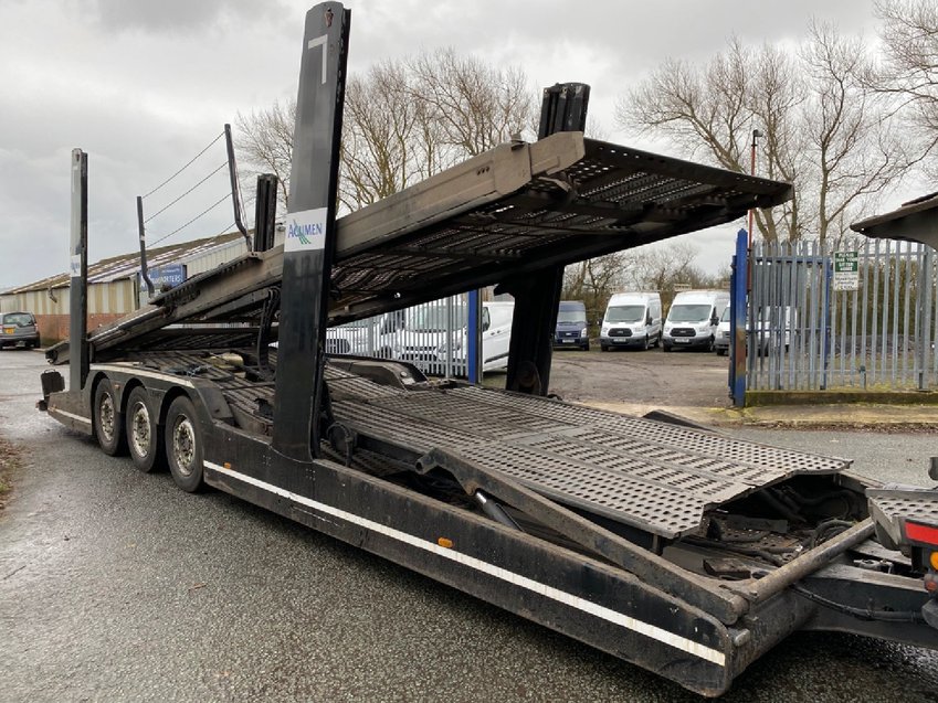 DAF CF 85 440 6x2 EURO 6  - Lohr EHR 300 Tri- axle Car Transporter. 2015