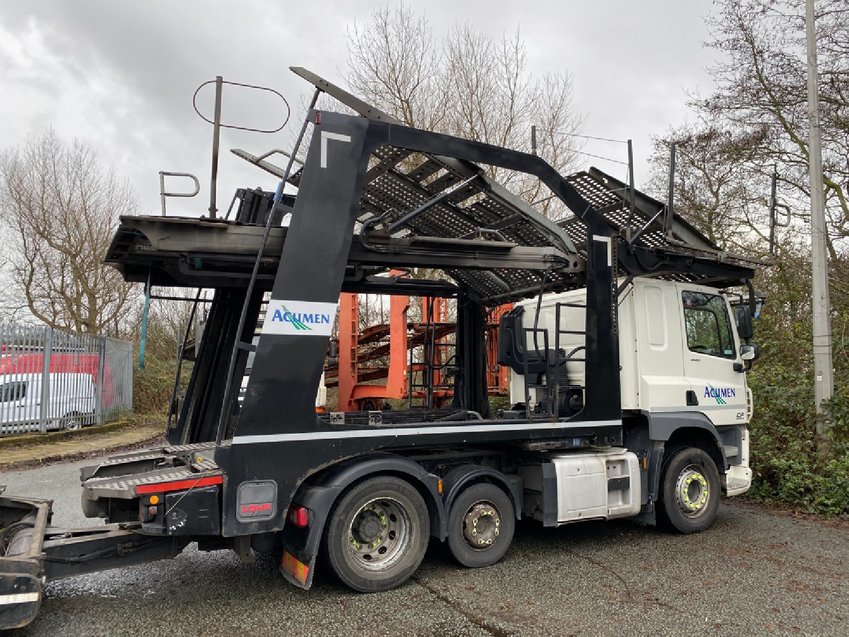 DAF CF 85 440 6x2 EURO 6  - Lohr EHR 300 Tri- axle Car Transporter. 2015