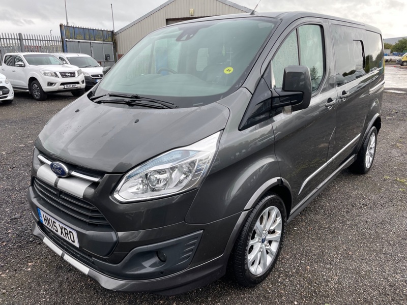 FORD TRANSIT CUSTOM 290 SPORT 155BHP. Leather. NAV. DAB. CAM. New build. 2015