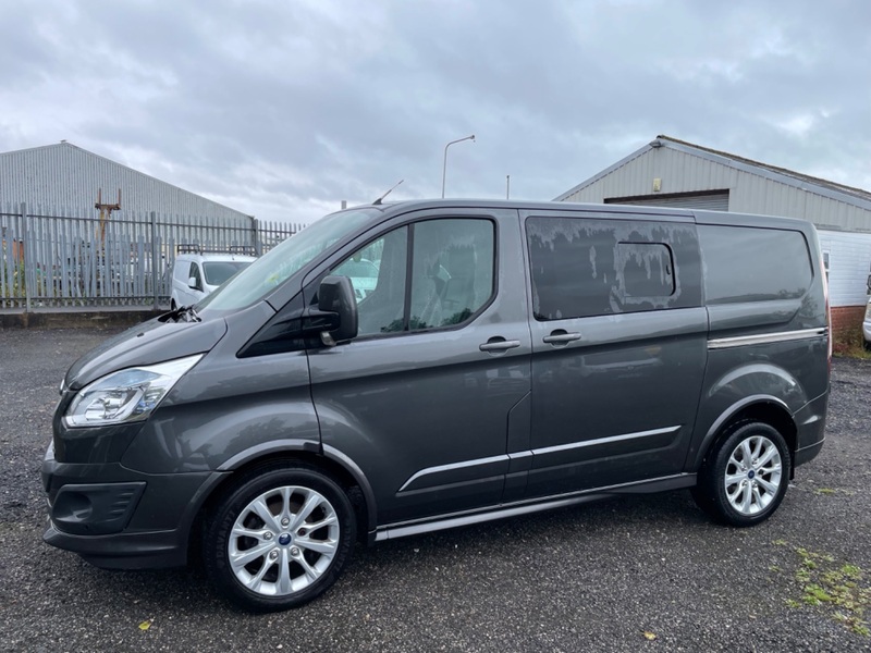 FORD TRANSIT CUSTOM 290 SPORT 155BHP. Leather. NAV. DAB. CAM. New build. 2015